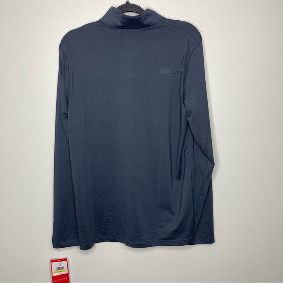 NWT SPYDER Men’s Prospect Pullover Ebony 1/4 Quarter Zip Medium - Picture 2 of 7